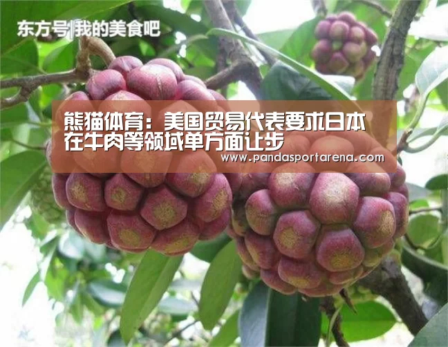熊猫体育:美国贸易代表要求日本在牛肉等领域单方面让步(图2) 熊猫APP